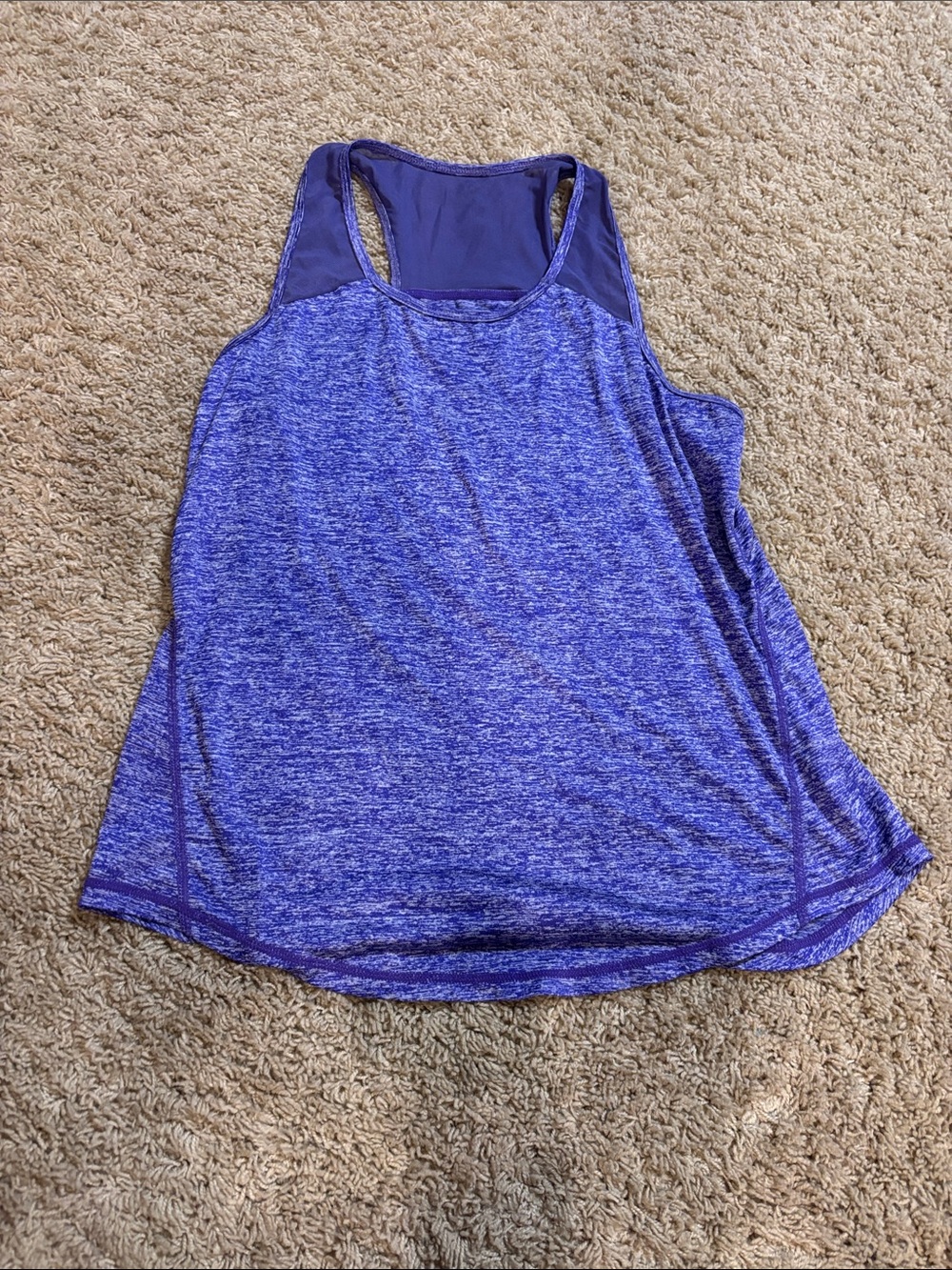 Women’s Heathered Purple Racerback Active Tank